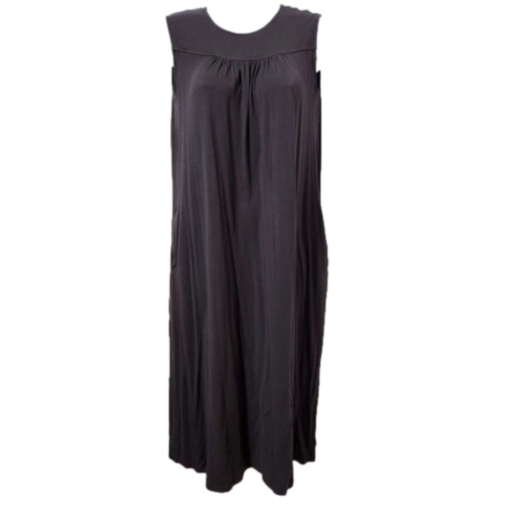 Oversize maxi dress with pockets